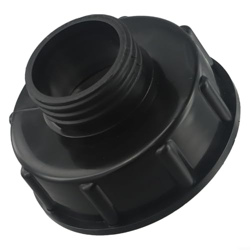IBC Adapter S100 auf S60 Reduzierstück Tonnenbehälter Anschluss Kunststoff Fitting für Wassertanks 100 mm auf 60 mm Gewindeumwandlung von Todikaper