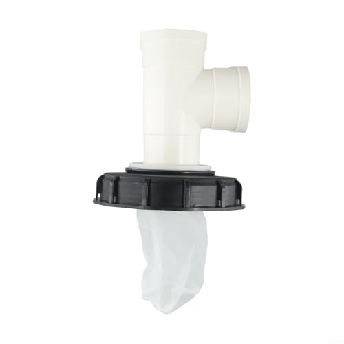 IBC Deckel Filter Nylon Waschbar Regenwassertank Abdeckung DN75 Wasseraufbereitungssystem Wiederverwendbar Feinmaschig 200 Schwarz 165mm von Todikaper