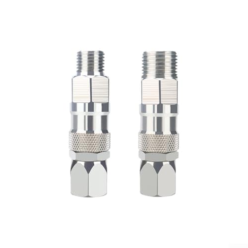 Metall Airless Farbsprüher Drehgelenk Set 360° Drehbarer Schlauchverbinder 1/5.1 cm 3/20.3 cm für Hochdruckspritzgeräte von Todikaper