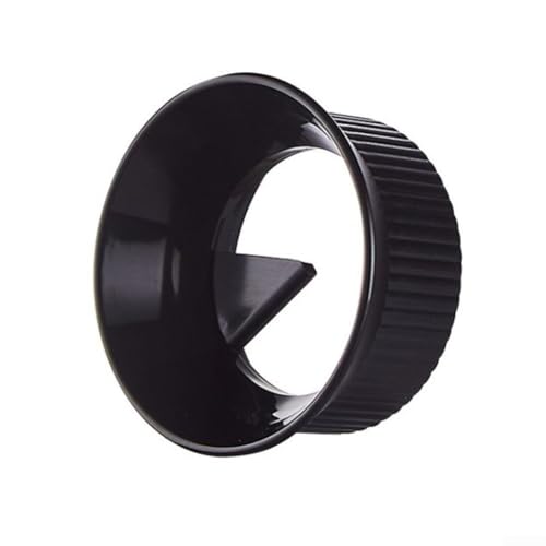 Moka Pot Kaffee Dosierring Tamper, Verteiler Espresso Werkzeuge, Espresso Kaffee Dosierring für 2–6 Tassen (Schwarz 82 mm) von Todikaper