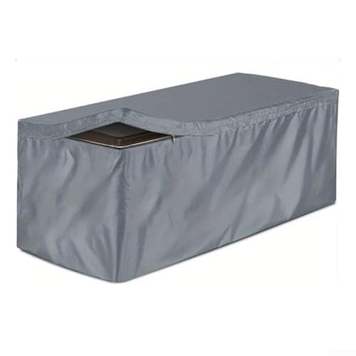 Oxford Fabric Patio Deck Box Cover Waterproof Outdoor Storage Bench Protector with Zipper and Elastic Hem (S-121.9x61.0x55.9 cm) von Todikaper