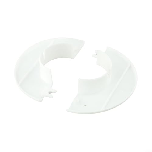 PP-Lochabdeckung, Kabeleinführung, Rosette 40–80 mm, Wandrohrk, Durchgang, weiß, für Klimaanlageninstallation (55 mm) von Todikaper