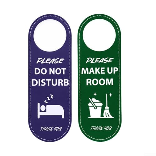 PU-Leder-Türschild, doppelseitig, Privatsphäre, bitte nicht stören, Zimmer-Service-Anleitung für Hotel, Büro, Gästezimmer, Sichtschutz PU-Leder-Türschild, doppelseitig, Privatsphäre, bitte nicht stören, Zimmer-Service-Anleitung für Hotel, Büro, Gästezimmer, Sichtschutz von Todikaper