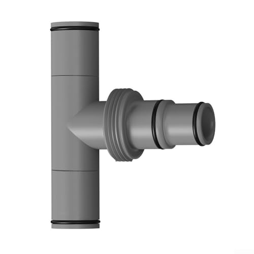 Poolschlauchverbinder T-Form Adapter 38 mm 32 mm Schwimmbad-Rohrverschraubung Umwandlungsgelenk Wassersystemanschluss kompatibel mit mehreren Modellen (B) von Todikaper