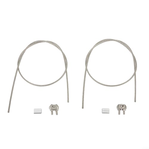 Solarpanel Balkon Haken Stahldrahtseil Kit 60cm Länge Hohe Tragfähigkeit für Kraftwerk Befestigung von Todikaper