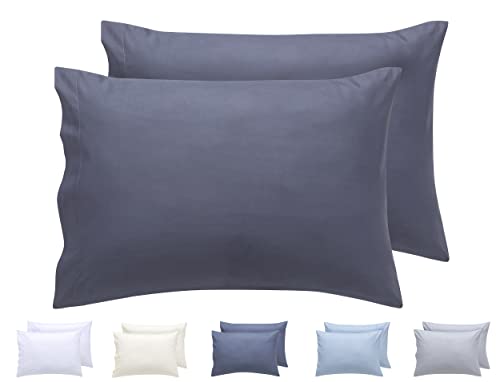 Todocama 2 Kissenbezüge, extra weich, hypoallergen, Set mit 2 Kissenbezügen, 50 x 70 cm, Dunkelgrau Todocama 2 Kissenbezüge, extra weich, hypoallergen, Set mit 2 Kissenbezügen, 50 x 70 cm, Dunkelgrau von Todocama