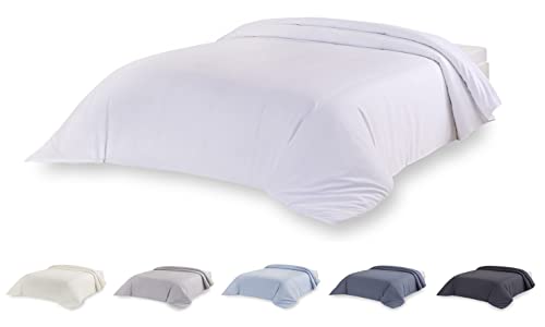 Todocama Bettbezug aus Mikrofaser für extra weiches Bett, Weiß, für Betten mit 200 cm – 260 x 240 cm. von Todocama