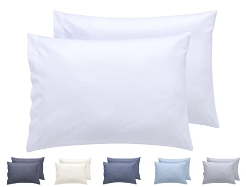 Todocama 2 Kissenbezüge, Mikrofaser, extra weich, hypoallergen, Set mit 2 Stück, 50 x 70 cm, Weiß Todocama 2 Kissenbezüge, Mikrofaser, extra weich, hypoallergen, Set mit 2 Stück, 50 x 70 cm, Weiß von Todocama