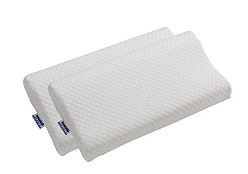 Todocama Todolit Viskoelastisches Nackenstützkissen mit ergonomischem Therapeutischem Design, 67 x 35 x 13 cm, 2 von Todocama