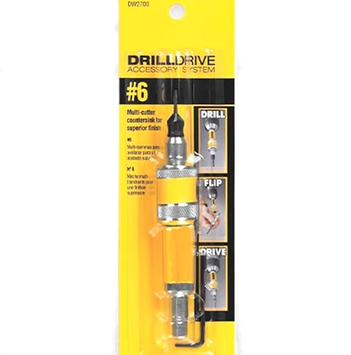 Toefficy DW2700#6 Bohrerantriebsset, Bohrer, Flip-Antrieb, komplette Einheit, 2-in-1-Holzbohrer, 6 mm, Ersatzteil, kompatibel mit Dewalt Toefficy DW2700#6 Bohrerantriebsset, Bohrer, Flip-Antrieb, komplette Einheit, 2-in-1-Holzbohrer, 6 mm, Ersatzteil, kompatibel mit Dewalt von Toefficy