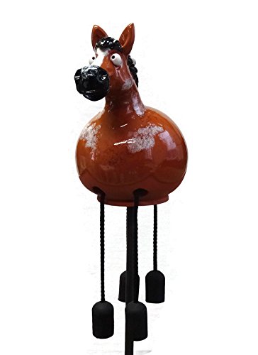 Töpferei Bauer Pferd Gartenkugel Gartenstecker Blumenstecker Keramik von Töpferei Bauer