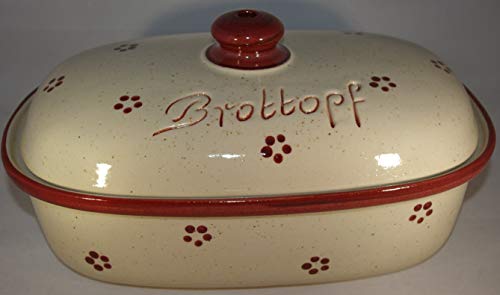 Brottopf BROTTOPF OVAL 33 CM RUBIN 1670-30 von Töpferei Seifert