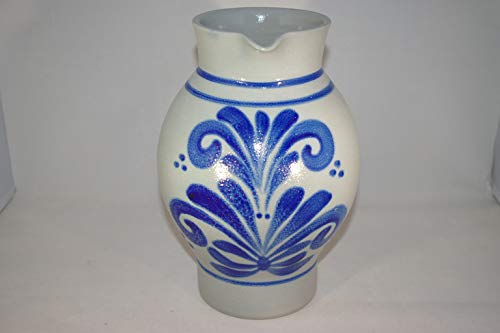 Original Bembel Weinkrug Salzglasur 2 Liter Handarbeit Germany Mostkrug Apfelwein von Töpferei Seifert