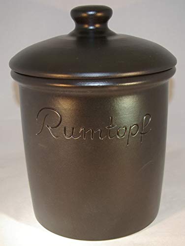 Töpferei Seifert Rumtopf 5 Liter Grade schwarz matt Töpferei Seifert Rumtopf 5 Liter Grade schwarz matt von Töpferei Seifert