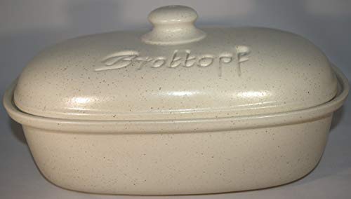 Töpferei Seifert Brottopf Sahara | Brotkasten | Brotbox | Brotdose | Brotbehälter | Steinzeug von Töpferei Seifert