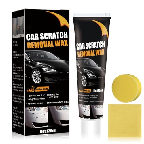 Auto-Kratzer-Reparaturpaste,2025 Neu Kratzer-Reparatur Wachs,120ML Autolack Reparatur Polieren Paste, Kratzerentfernungs,Auto-Kratzer-Entferner für Entfernung Tiefen (1 Set) von Toerjii