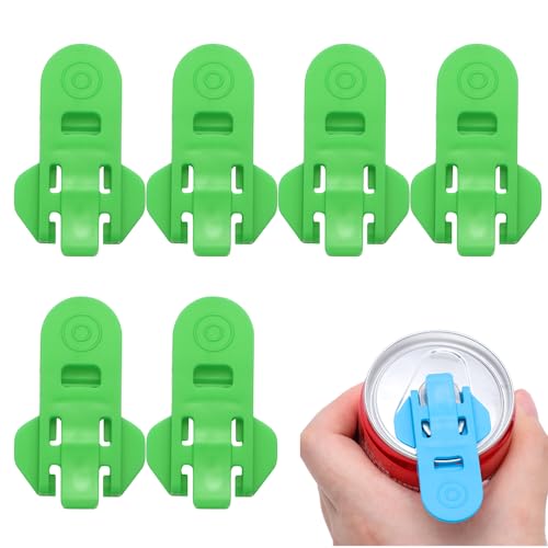 Dosenverschluss Getränkedosen Verschluss Dosenöffner zum Öffnen von Getränken Ringöffner Getränke Dosendeckel Getränkedosendeckel Manueller Dosenöffner für Bier, Soda, Getränke (#06) von Toerjii