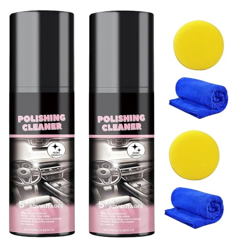 High Protection Car Coating Spray,3 in 1 Hochleistungs-Schnellauto Beschichtungsspray,Beschichtungsspray für Kratzer Entferner Auto Autopolitur Set (2 Pcs) von Toerjii