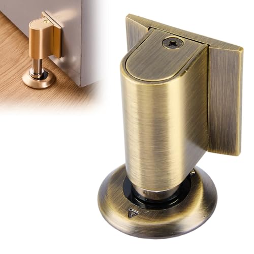 Magnetischer Türstopper Schwer,Türstopper Boden Selbstklebend Schwer Türhalter Tür Stopper Ohne Bohren Höhenverstellbarer Türpuffer Wandschutz Türfeststeller Door Stopper (#06) von Toerjii
