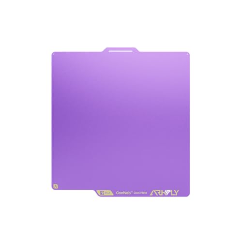 Tofelf Phaetus Build Plate Arkfly Cobweb Cool Plate Federstahl Doppelseitig Strukturiert 256 * 256mm für Bambu Lab P1 X1 A1 Für Creality K1C K2 PLus von Tofelf
