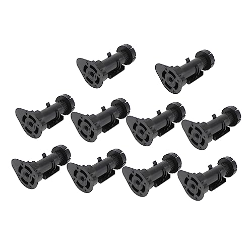 Tofficu 1 Satz 10 Stück Plastikschrankfüße Verstellbare Möbelbeine für einstellbar verstellbare Möbelfüße Couch verstellbare füße Furniture Legs Schrankbeine Sofa-Fuß Küchenfüße pp Black Tofficu 1 Satz 10 Stück Plastikschrankfüße Verstellbare Möbelbeine für einstellbar verstellbare Möbelfüße Couch verstellbare füße Furniture Legs Schrankbeine Sofa-Fuß Küchenfüße pp Black von Tofficu
