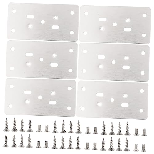 Tofficu 1 Satz Scharnier Reparaturplatten Für Möbel Küchenschrank Und Robuste Und Langlebige Reparaturplatte Mit Durchdachtem Lochdesign Für Einfache Installation Und Hohe 6 Stück von Tofficu