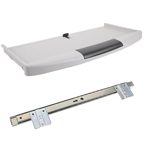 Tofficu 1 Satz Tastaturablage-Set Klaviatur Computertisch Schreibtisch Ergonomisch Gleiten Groß Tastaturablagen Halter Für Tastaturablage Tastaturschalen Unter Desk Schubladenschieber Abs von Tofficu
