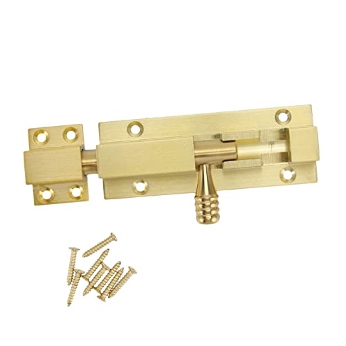 Tofficu 1 Stück Aluminiumlegierung Türschloss Bolzenriegel für Holz und Fenstertüren Einbruchschutz Installieren Geeignet für Badezimmer Garagentüren und Möbel Tofficu 1 Stück Aluminiumlegierung Türschloss Bolzenriegel für Holz und Fenstertüren Einbruchschutz Installieren Geeignet für Badezimmer Garagentüren und Möbel von Tofficu