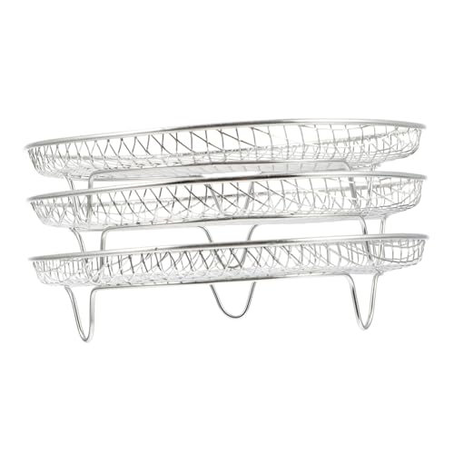 Tofficu 1 Stück Grillrost für Heißluftfritteuse Stapelbares Dehydrationsgestell mit Kompatibel mit Instant Air Fryer Langlebig Reinigen für Küchenliebhaber Tofficu 1 Stück Grillrost für Heißluftfritteuse Stapelbares Dehydrationsgestell mit Kompatibel mit Instant Air Fryer Langlebig Reinigen für Küchenliebhaber von Tofficu