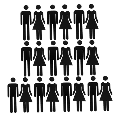 Tofficu 10 Sätze Acryl Wc Türschilder Selbstklebend Spiegel-Optik Kreative Badezimmer Beschilderung Schwarz für Damen und Gäste für Büro Hotel Restaurant Tofficu 10 Sätze Acryl Wc Türschilder Selbstklebend Spiegel-Optik Kreative Badezimmer Beschilderung Schwarz für Damen und Gäste für Büro Hotel Restaurant von Tofficu