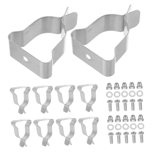 Tofficu 10 Stück Fensterbrunnen Abdeckungsclip Teiliges Federclip Hardware Kit für Einfache Installation und Sicheren Halt Geeignet für Wohn und Gewerbebauten von Tofficu