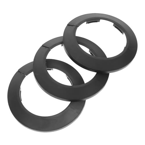 Tofficu 10 Stück Teiliges PVC Rohrverkleidung Abdeckplatten Wiederverwendbar Rostfrei Korrosionsbeständig Für Wasserhähne Winkelventile Heizkörper Gasanschlüsse Rohrloch Abdeckung von Tofficu