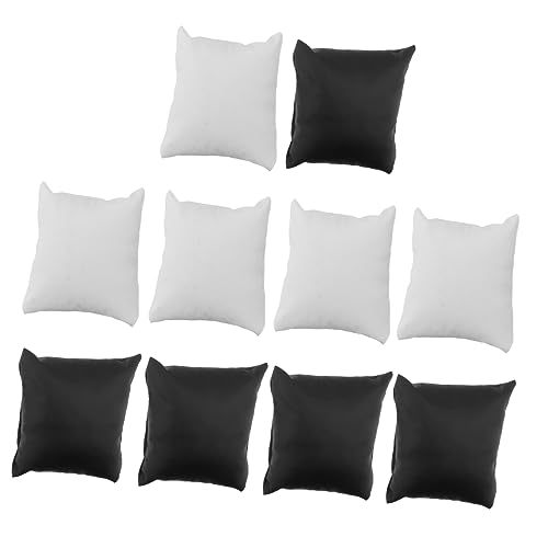 Tofficu 10 Stück Teiliges Schmuck Display Kissen Schwarze und Weiße Kleine Uhren und Armbandhalter Stabiles Weiches Kissen für Schmuckpräsentation im Einzelhandel und Zuhause Tofficu 10 Stück Teiliges Schmuck Display Kissen Schwarze und Weiße Kleine Uhren und Armbandhalter Stabiles Weiches Kissen für Schmuckpräsentation im Einzelhandel und Zuhause von Tofficu