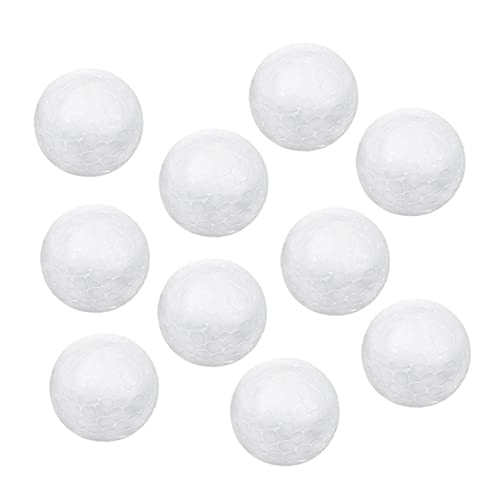 Tofficu 10 Stück Teiliges Styroporkugeln Schaumstoffball DIY Bastelmaterial Hochdichte Oberfläche für Weihnachtskugeln Handwerk Kinderparty Dekoration Tofficu 10 Stück Teiliges Styroporkugeln Schaumstoffball DIY Bastelmaterial Hochdichte Oberfläche für Weihnachtskugeln Handwerk Kinderparty Dekoration von Tofficu