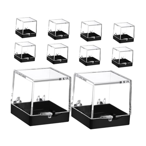 Tofficu 10 Stück Teiliges Transparente Quadratische Aufbewahrungsbox für Mineralien und Sammlerstücke Robuste Vitrine mit Guter Sichtbarkeit und Langlebigkeit für Schreibtischdekoration Tofficu 10 Stück Teiliges Transparente Quadratische Aufbewahrungsbox für Mineralien und Sammlerstücke Robuste Vitrine mit Guter Sichtbarkeit und Langlebigkeit für Schreibtischdekoration von Tofficu
