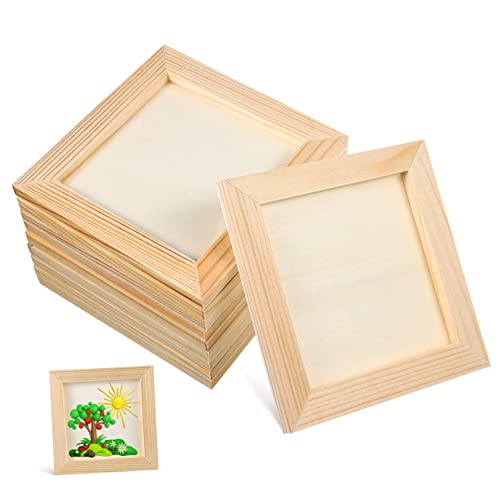 Tofficu 10 Stück Teiliges Unbehandelte Holzbilderrahmen Vollholzrahmen mit Glatter Oberfläche Diy Bilderrahmen für Clay und Aquarellmalerei für Schule Kindergarten Bastelprojekte Tofficu 10 Stück Teiliges Unbehandelte Holzbilderrahmen Vollholzrahmen mit Glatter Oberfläche Diy Bilderrahmen für Clay und Aquarellmalerei für Schule Kindergarten Bastelprojekte von Tofficu