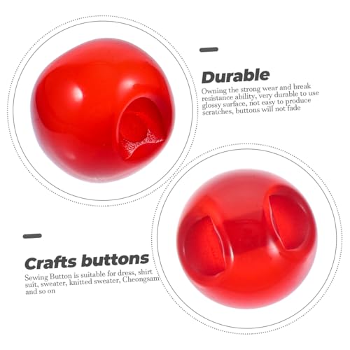 Tofficu 100 Stück Cheongsam Dekorative Perlenknöpfe aus Langlebigem Glänzendem Harz mit Glatter Oberfläche Abriebfest und Widerstandsfähig zum Nähen von Kleidung Handwerk und Verzierungen Tofficu 100 Stück Cheongsam Dekorative Perlenknöpfe aus Langlebigem Glänzendem Harz mit Glatter Oberfläche Abriebfest und Widerstandsfähig zum Nähen von Kleidung Handwerk und Verzierungen von Tofficu