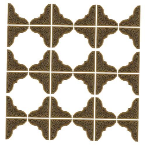 Tofficu 100 Stück Metall Eckenschutz für Scrapbooking Dekorative Buchschutzecken Vintage Fotoalbum Schutzecken für Alben Notizbücher und DIY Bastelprojekte Tofficu 100 Stück Metall Eckenschutz für Scrapbooking Dekorative Buchschutzecken Vintage Fotoalbum Schutzecken für Alben Notizbücher und DIY Bastelprojekte von Tofficu
