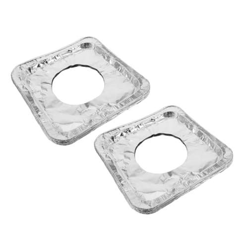 Tofficu 100 Stück Teiliges Aluminiumfolie Gasherd Brennerabdeckungen Ölbeständige Einstellbare Herdschutzmatten Quadratische Einweg kochfeldschutz für Sauberen Einfachen Reinigungsschutz Tofficu 100 Stück Teiliges Aluminiumfolie Gasherd Brennerabdeckungen Ölbeständige Einstellbare Herdschutzmatten Quadratische Einweg kochfeldschutz für Sauberen Einfachen Reinigungsschutz von Tofficu