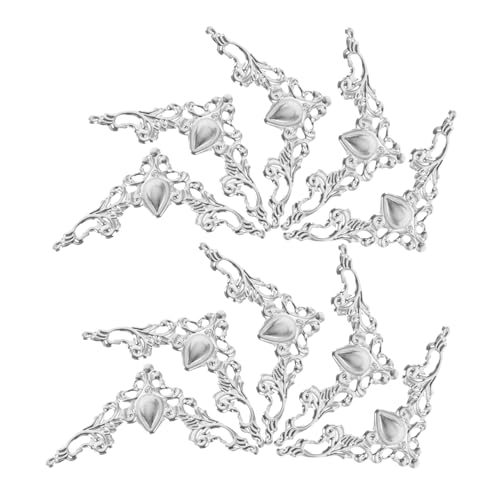 Tofficu 100 Stück Teiliges Metall Eckenschützer Retro Stil Hohles Blumen-dreieck für Schmuckschatullen Fotoalben DIY Vintage Kantenschutz für Dekorative Boxen und Alben Tofficu 100 Stück Teiliges Metall Eckenschützer Retro Stil Hohles Blumen-dreieck für Schmuckschatullen Fotoalben DIY Vintage Kantenschutz für Dekorative Boxen und Alben von Tofficu