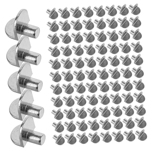 Tofficu 100 Stück Teiliges Regalstützstifte aus Verstärktem Legierungsmetall Langlebige Kleine Regalhalter für Schrankregale Stabile Einlegebodenhalter für Küchen Kleiderschränke Tofficu 100 Stück Teiliges Regalstützstifte aus Verstärktem Legierungsmetall Langlebige Kleine Regalhalter für Schrankregale Stabile Einlegebodenhalter für Küchen Kleiderschränke von Tofficu
