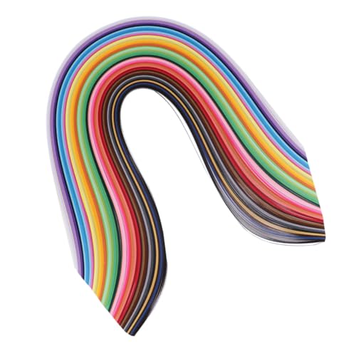 Tofficu 1000 Stück Quilling Papierstreifen Breit Farben Langlebiges Bastelpapier für DIY Karten Scrapbooking Origami und Bilderrahmen Dekoration Tofficu 1000 Stück Quilling Papierstreifen Breit Farben Langlebiges Bastelpapier für DIY Karten Scrapbooking Origami und Bilderrahmen Dekoration von Tofficu