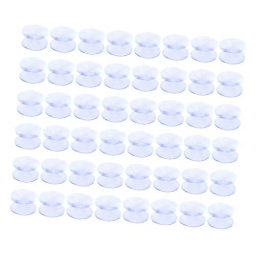 Tofficu 100stücke Doppelseitige Glas-saugnäpfe Transparente Silikon-saugnäpfe rutschfeste Tischunterlagen Glastisch-abstandshalter Anti-rutsch Pads Für Couchtische Esstische Und von Tofficu