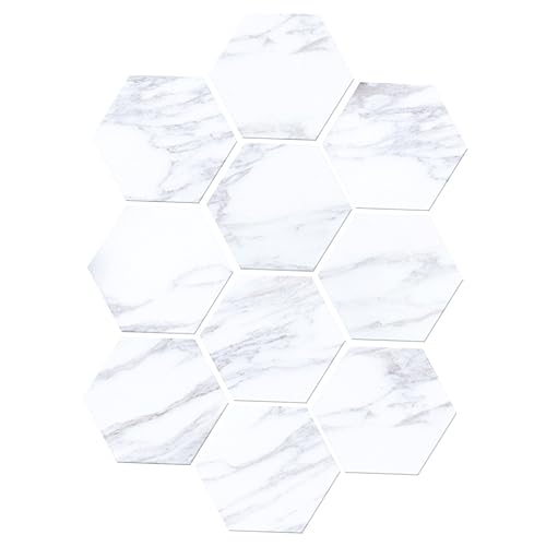 Tofficu 10Stücke Marmor Fliesenaufkleber Selbstklebende Badezimmer und Küchen Dekoration Einfache Anwendung für Wohnräume und Tv Wände Tofficu 10Stücke Marmor Fliesenaufkleber Selbstklebende Badezimmer und Küchen Dekoration Einfache Anwendung für Wohnräume und Tv Wände von Tofficu
