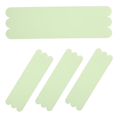 Tofficu 12 Stück Teiliges Anti rutsch Klebeband Grün mit Leuchtkraft Rutschfeste Treppenstufen streifen für Innen und Außen Selbstklebend Reflektierend für Sichere Sichtbarkeit bei von Tofficu