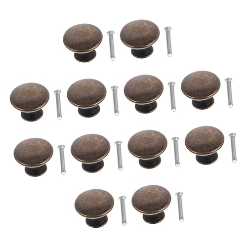 Tofficu 12 Stück Teiliges Runde Möbelschrankgriffe aus Hochwertiger und Rostfrei Langlebig für Schränke Kommoden Kleiderschränke und Antike Optik Einfache Montage Tofficu 12 Stück Teiliges Runde Möbelschrankgriffe aus Hochwertiger und Rostfrei Langlebig für Schränke Kommoden Kleiderschränke und Antike Optik Einfache Montage von Tofficu