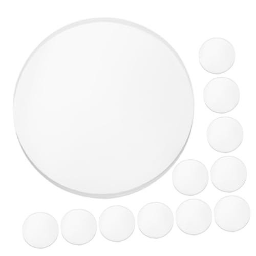 Tofficu 12 Stück Teiliges Transparente Glas absorberpads rutschfeste Nicht Klebende Gummi noppen für Glasplatten Möbel dämpfer zum Schutz von Tischoberflächen Stoßdämpfung von Tofficu