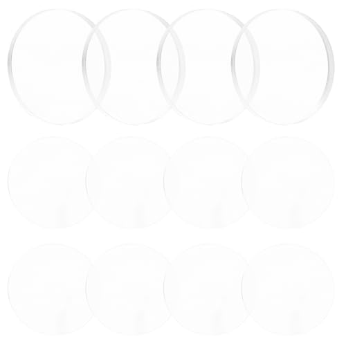 Tofficu 12stücke Transparente Gummipads Für Glasplatten rutschfeste Abstandshalter Stoßdämpfende Silikonkissen Schutz Für Tische Und Möbel Transparente -Polster von Tofficu