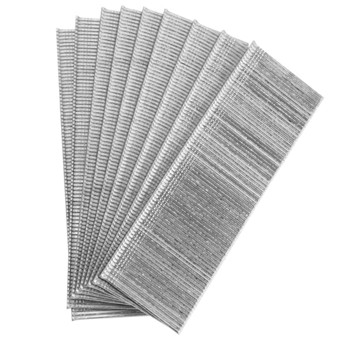 Tofficu 1360 Stück Teiliges Edelstahl Nägel Langlebige Naglerklammern für Möbelbau Holzprojekte DIY Geeignet Robuste Metallklammern Kompatibel mit Nagelpistolen Tofficu 1360 Stück Teiliges Edelstahl Nägel Langlebige Naglerklammern für Möbelbau Holzprojekte DIY Geeignet Robuste Metallklammern Kompatibel mit Nagelpistolen von Tofficu