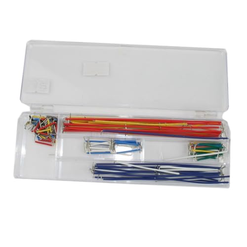 Tofficu 140 Stück Teiliges Breadboard Jumper Wire Kit mit Längen Je Isolierte Farbcodierte Kabel Vorgefertigte Enden Inklusive Praktischer Aufbewahrungsbox Kompatibel für Zufällige Farbe Tofficu 140 Stück Teiliges Breadboard Jumper Wire Kit mit Längen Je Isolierte Farbcodierte Kabel Vorgefertigte Enden Inklusive Praktischer Aufbewahrungsbox Kompatibel für Zufällige Farbe von Tofficu